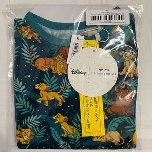 Little Sleepies Simba’s Sky Two-Piece Short Sleeve & Shorts Pajama Set | Size 2T